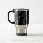 Ice Crystal Pattern op Black Reisbeker (Links)