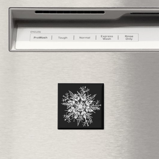 Ice crystal snowflak magneet (Insitu (Vaatwasser))