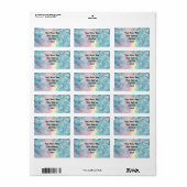 Ice Crystals Etiket (Full Sheet)