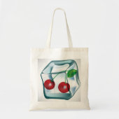 Ice Cube Cherries Canvas tas (Voorkant)