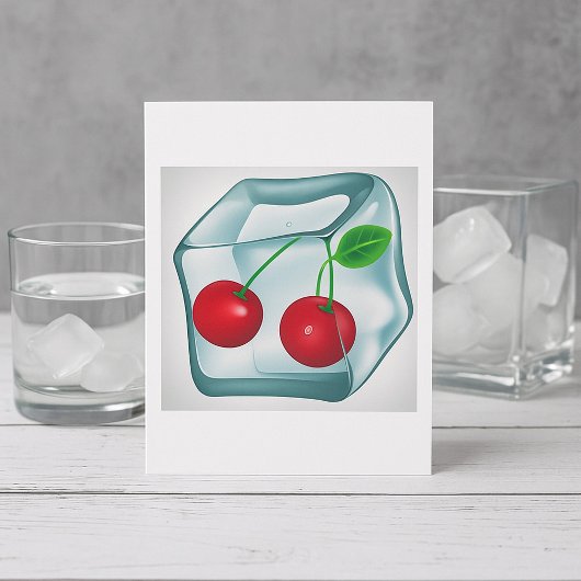 Ice Cube Cherries Kaart