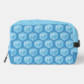 Ice Cubes Blue Toilettas Toilettasje (Achterkant)