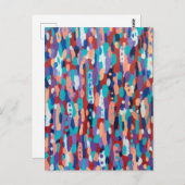 Ice Dance Abstract Briefkaart (Voorkant / Achterkant)