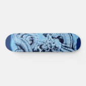 Ice Dragon Element Custom Pro Park Board Skateboard (Horizontaal)