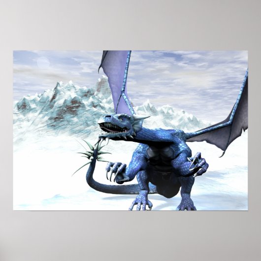 Ice Dragon Poster (Voorkant)