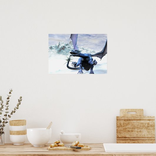 Ice Dragon Poster (Keuken)