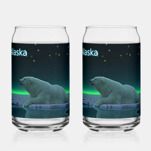 Ice Edge Polar Beer - Alaska Blikvorm Glas