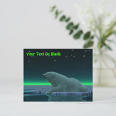 Ice Edge Polar Beer Briefkaart (Staand voorkant)