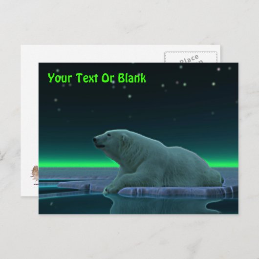 Ice Edge Polar Beer Briefkaart (Voorkant / Achterkant)