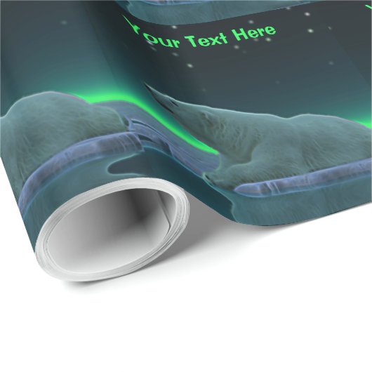 Ice Edge Polar-Beer Cadeaupapier (Rol Hoek)