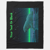 Ice Edge Polar-Beer Fleece Deken (Voorkant)