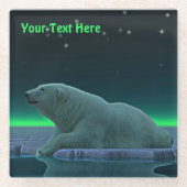 Ice Edge Polar-Beer Glazen Onderzetter (Voorkant)