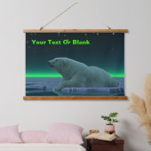 Ice Edge Polar-Beer Hangend Wandkleed (Slaapkamer)