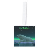 Ice Edge Polar-Beer Kubus Ornament (Voorkant)