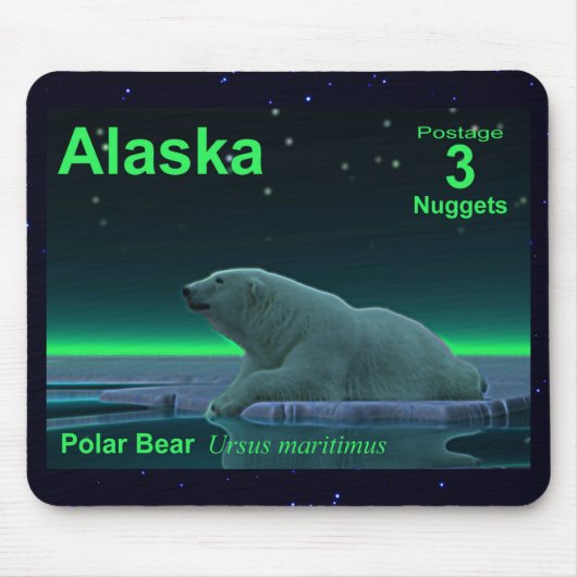 Ice Edge Polar-Beer Muismat (Voorkant)