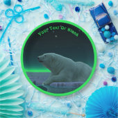 Ice Edge Polar-Beer Papieren Bordje (Feest)