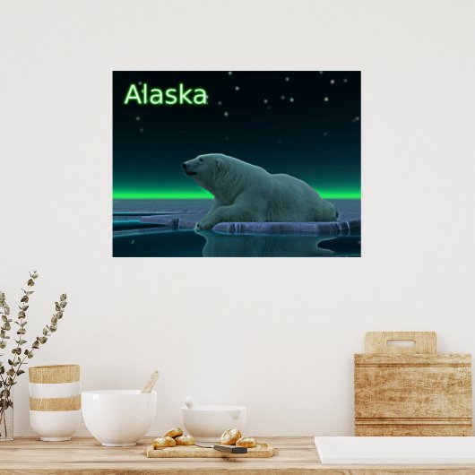 Ice Edge Polar-Beer Poster (Keuken)