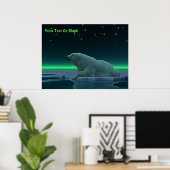 Ice Edge Polar-Beer Poster (Thuiskantoor)