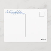 Ice Elemental Lotus Briefkaart (Achterkant)