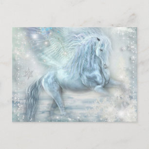 Ice Fantasy Pegasus Briefkaart