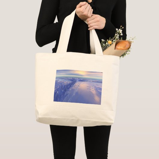 Ice Fissure Grote Tote Bag (Voorkant (product))