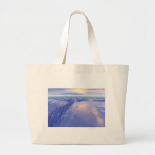 Ice Fissure Grote Tote Bag