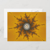 Ice Flake - Fractal Briefkaart (Voorkant / Achterkant)