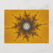 Ice Flake - Fractal Briefkaart (Voorkant)