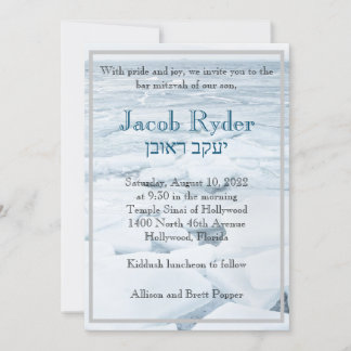 Ice Floe Invitation Kaart