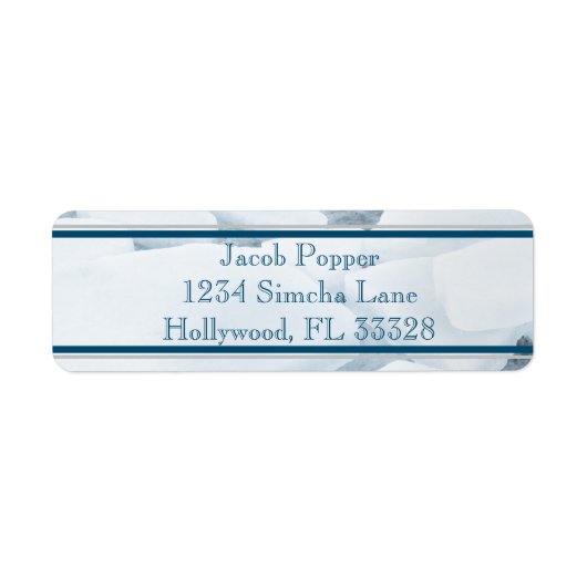 Ice Floe Return Address Labels (Voorkant)