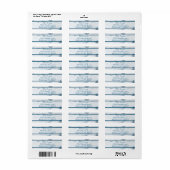Ice Floe Return Address Labels (Full Sheet)