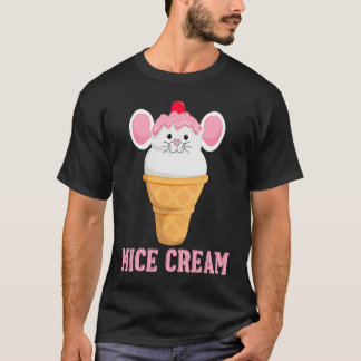 Ice Food Sundae Mouse  Mice Cream Foodie T-shirt