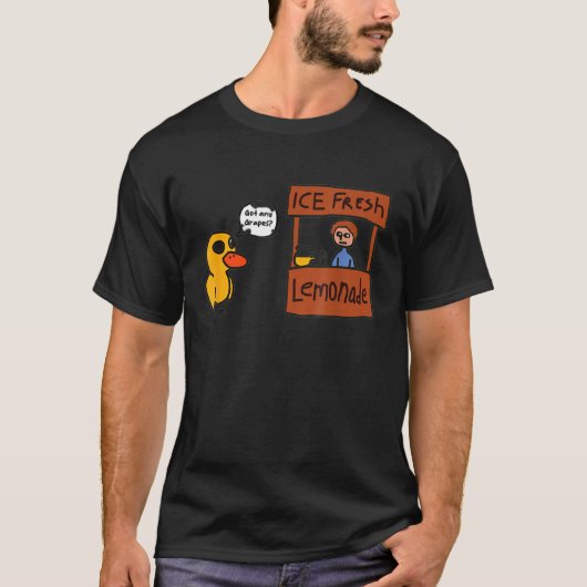 Ice Fresh Lemonade heeft druiven van eend ijs vers T-shirt (Voorkant)