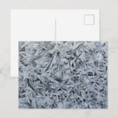 Ice Frost Crystals Texture Afbeelding Briefkaart (Voorkant / Achterkant)