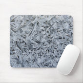 Ice Frost Crystals Texture Afbeelding Muismat (Met muis)