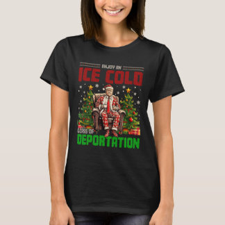 Ice Geniet van een ijskoude golf van deportatie Fu T-shirt