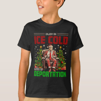 Ice Geniet van een ijskoude golf van deportatie Fu T-shirt