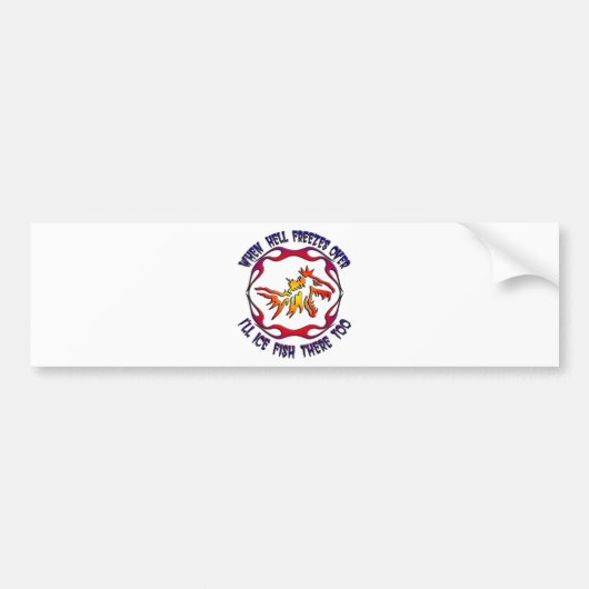 ICE GEVIST BUMPERSTICKER (Voorkant)