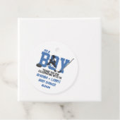 Ice Hockey Baby shower Bedankjes Labels (In situ)