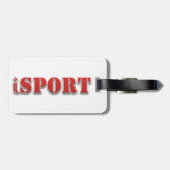 Ice Hockey Bagagelabel (Achterkant horizontaal)