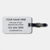 Ice Hockey Bagagelabel Sjabloon (Achterkant horizontaal)