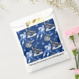 Ice Hockey Birthday Party Bedankzakje