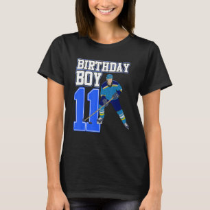 Ice Hockey Boy 11th Birthday Sports Player Coach G T-shirt