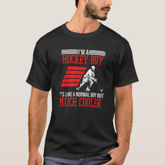 Ice Hockey Boy Expert Player Coach Sport Grafisch T-shirt