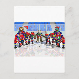 Ice hockey briefkaart