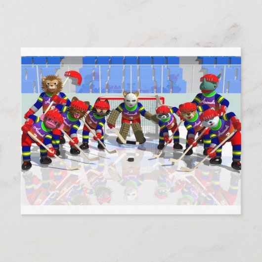 ICE HOCKEY BRIEFKAART (Voorkant)
