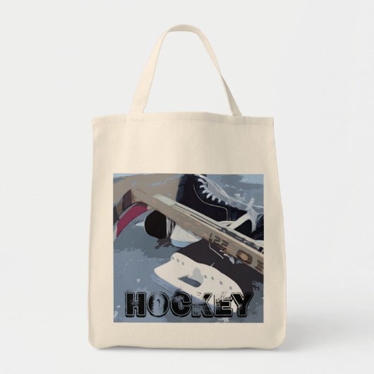 Ice Hockey Canvas tas (Voorkant)
