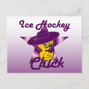 Ice Hockey Chick #9 Briefkaart