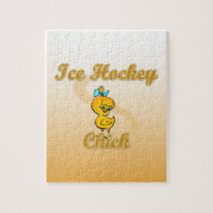 Ice Hockey Chick Legpuzzel