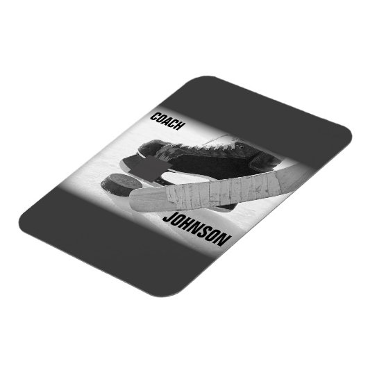 Ice Hockey Coach Bedankt Magneet (Linkerzijde)